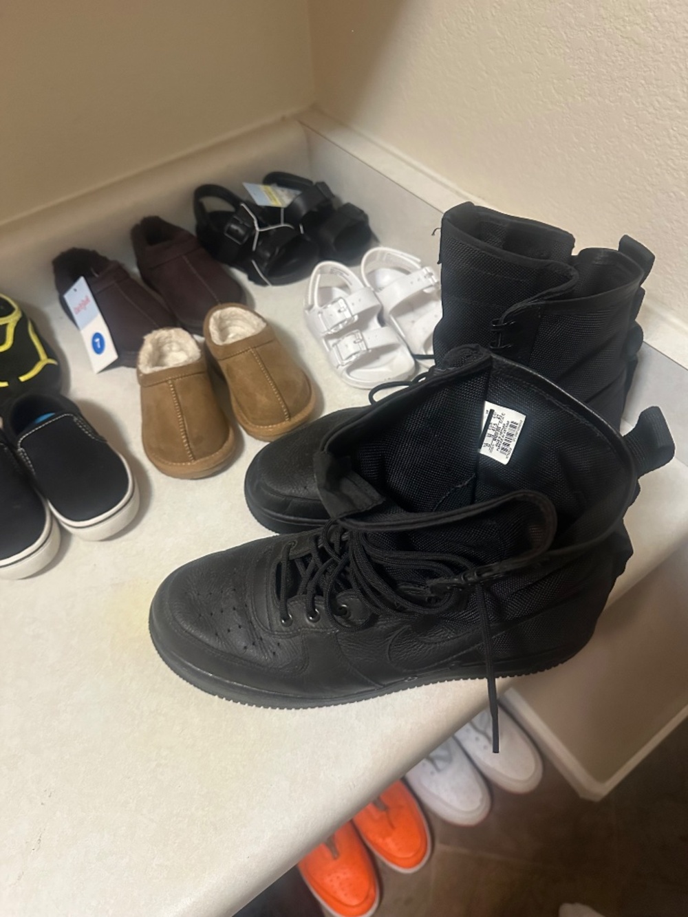 Nike SF Air Force 1 High Black Size 13 SF AF1 HI New Without Box - Picture 5 of 7